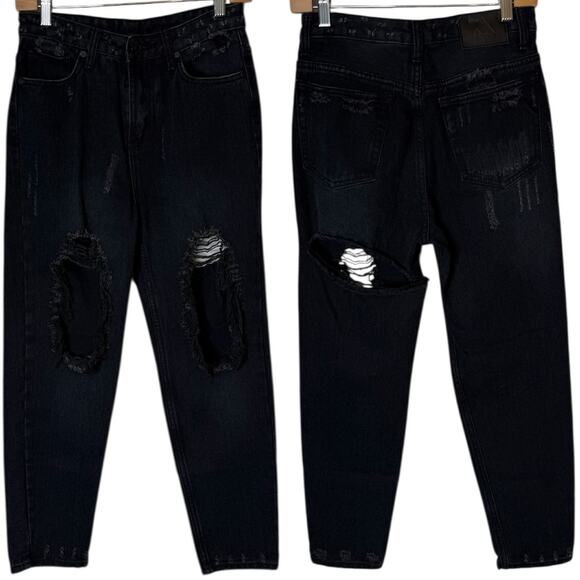 UNIF x Urban Outfitters Twerk Jeans Black size 25 - Picture 2 of 7